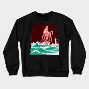 Cthulu in the City Crewneck Sweatshirt